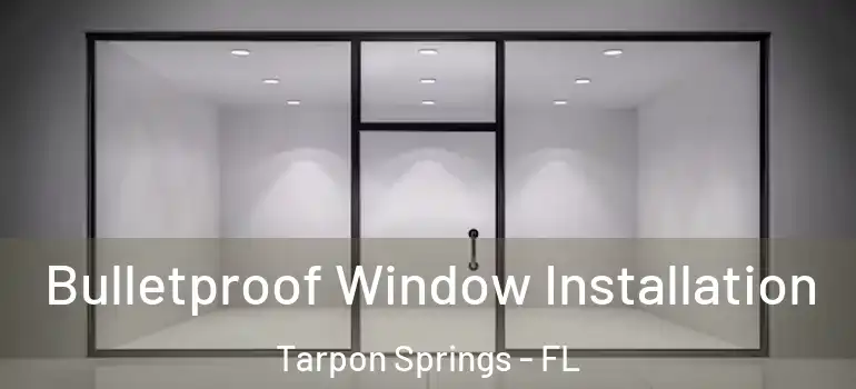 Bulletproof Window Installation Tarpon Springs - FL