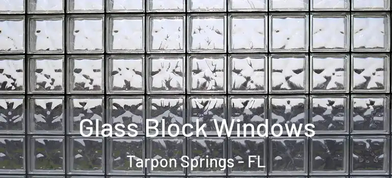 Glass Block Windows Tarpon Springs - FL