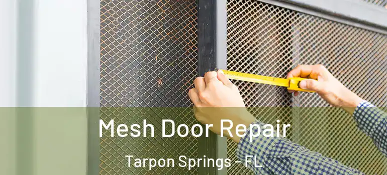 Mesh Door Repair Tarpon Springs - FL