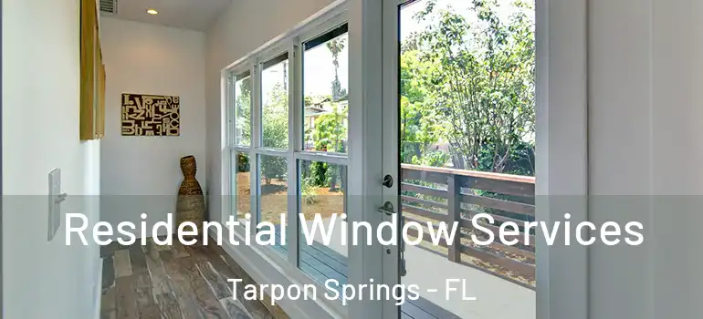 Residential Window Services Tarpon Springs - FL