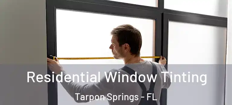 Residential Window Tinting Tarpon Springs - FL