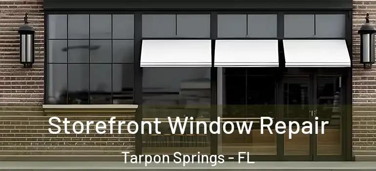 Storefront Window Repair Tarpon Springs - FL