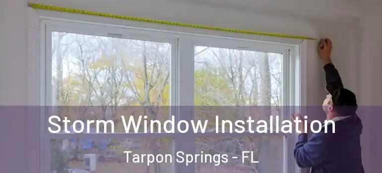 Storm Window Installation Tarpon Springs - FL
