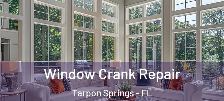 Window Crank Repair Tarpon Springs - FL