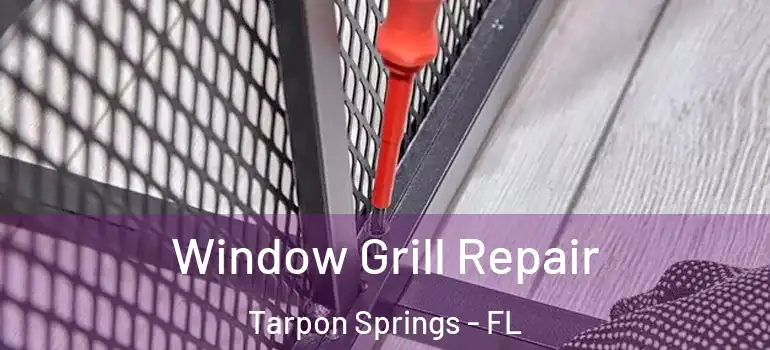 Window Grill Repair Tarpon Springs - FL